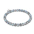 Voie Lactée | Argent sterling .925 | Bracelet de perles de verre galaxie